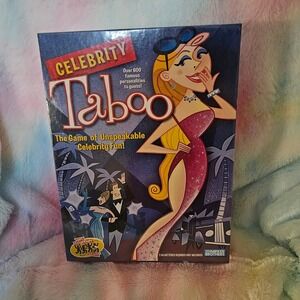 Celebrity Taboo Board Game Parker Brothers Hasbro Over 600 Famous‎ People